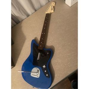 PlayStation 4 Fender Jaguar PS4 Rock Band 4 Guitar Blue No Strap  (051064)